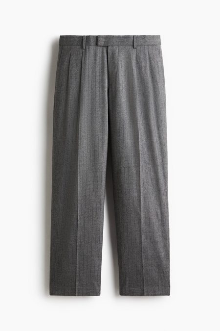 H & M - Regular Fit Suit trousers - Zwart