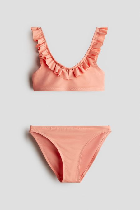 H & M - Bikini met volant - Oranje