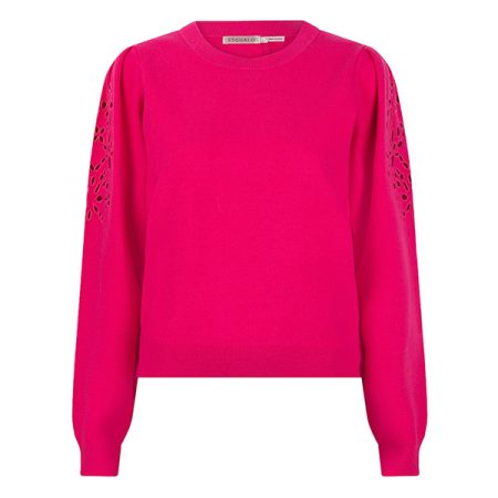 Esqualo Sweater f23-07519 fuchsia