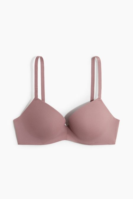 H & M - Push-up bh van microvezel - Roze