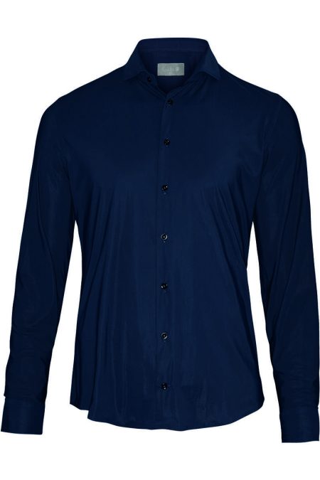 fakts Performance Overhemd donkerblauw