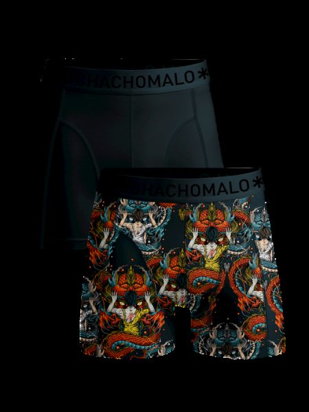 Muchachomalo Zorlee1010-06 2-pack print/green heren boxe