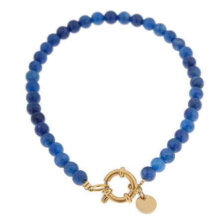 Label Kiki Armband royal blue gold