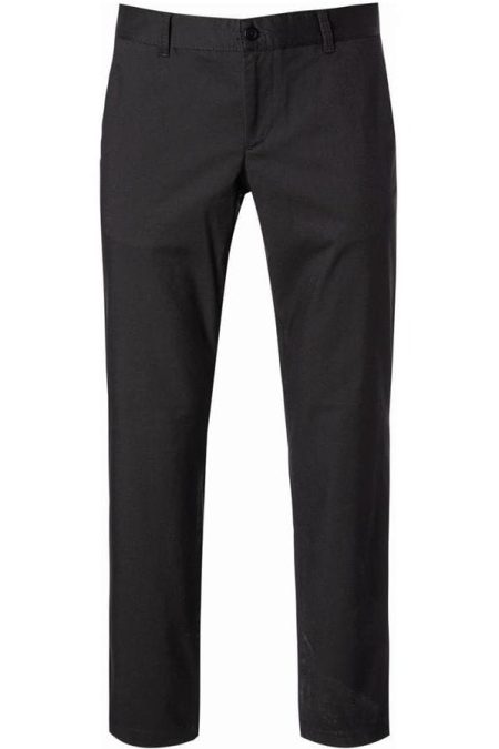 Alberto Lou Linnen broek zwart