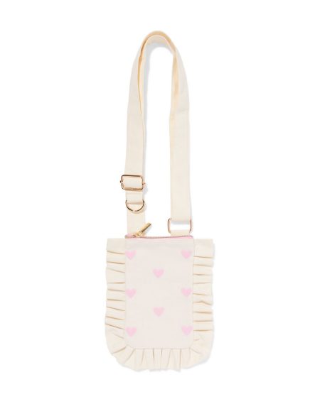 HEMA Telefoontasje 18x11x3cm Hartjes