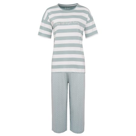 By Louise Dames capri korte pyjama set mint