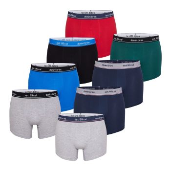 MG-1 Denim brøs. boxershorts heren 8-pack multi effen kleuren #12