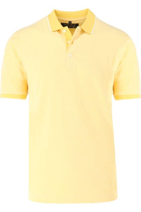 Marvelis Casual Polo shirt Korte mouw geel