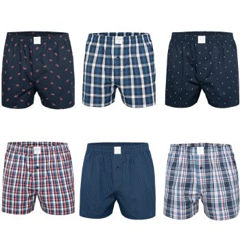 MG-1 Wijde boxershorts heren multipack assorti mix d910