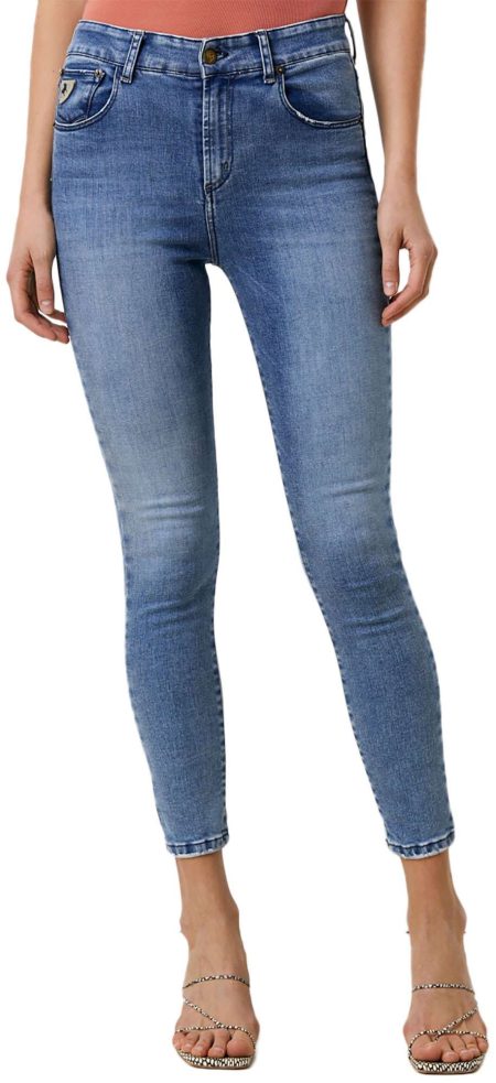 Lois Celia hi rise skinny cobalt stone denim