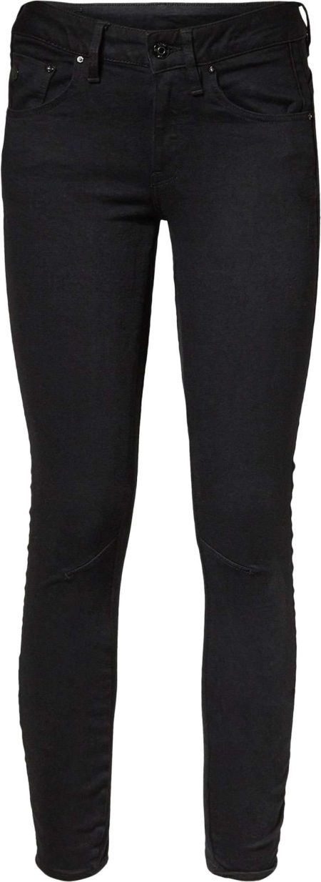 G-Star Arc 3d mid skinny wmn black denim