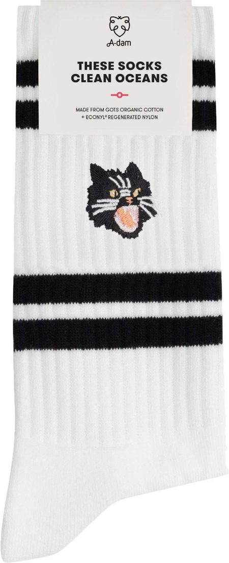 A-dam Sport socks kitty cat