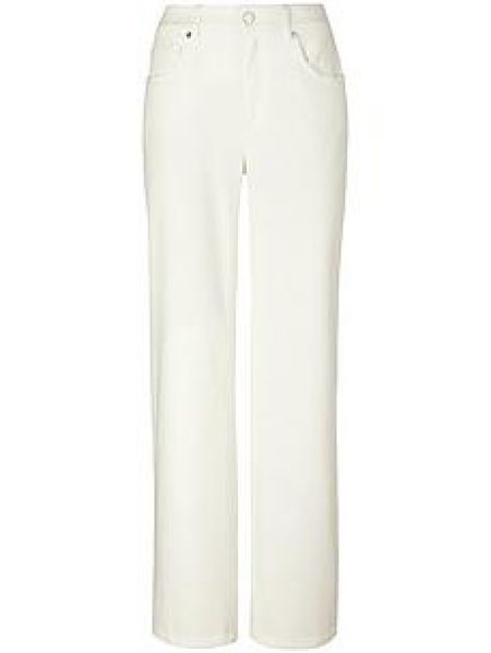 Wide Leg-jeans studs Van Uta Raasch wit