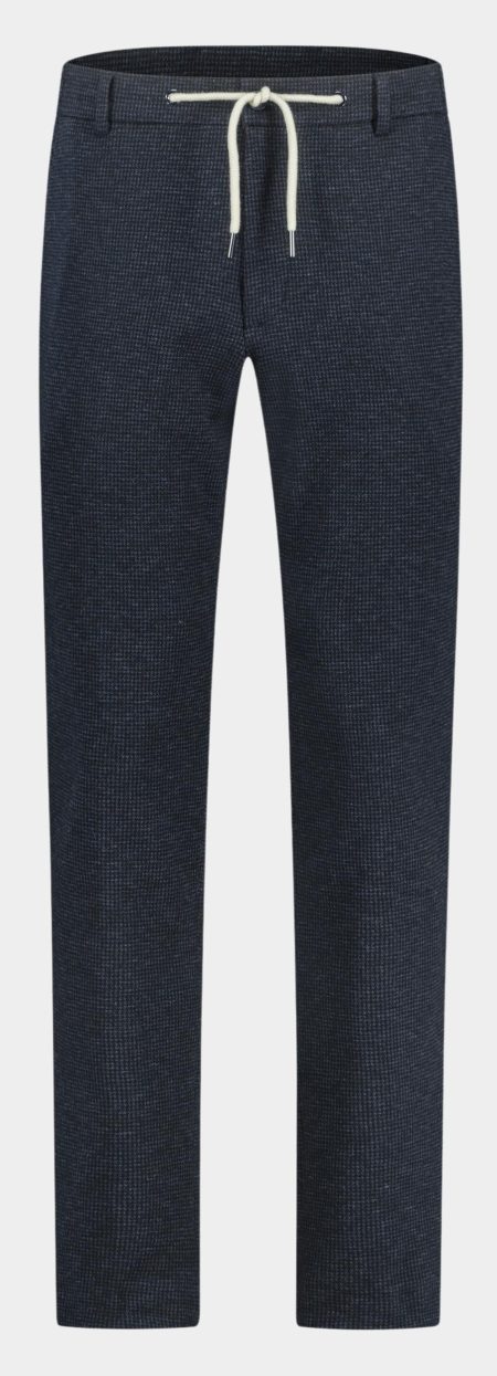 Born with Appetite Wollen pantalon das drawstring trouser 23304da51/290 navy