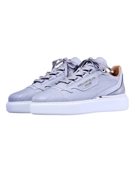 Benjamin Berner Raphael low top matt crocodile ice sneaker