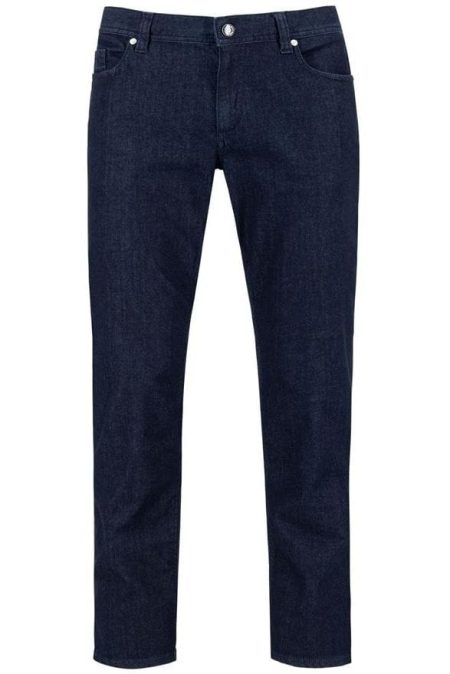 Alberto Pipe Broek donkerblauw