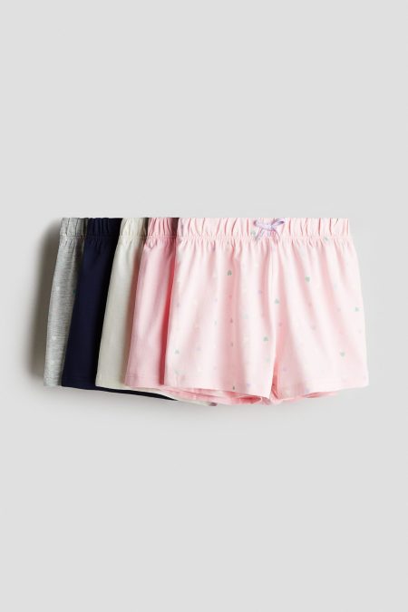 H & M - Set van 5 katoenen shorts - Roze