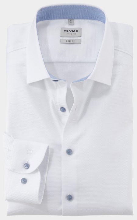 Olymp Business hemd lange mouw Wit 210974-Hemden 210974/00