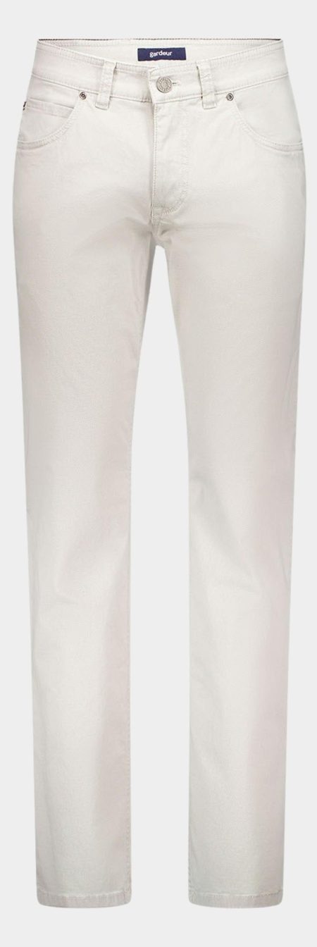 Gardeur Katoenen 5-Pocket Grijs Modern Fit BILL-3-441001/1012