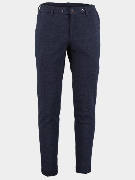 Born with Appetite Katoenen broek das drawstring trouser 23304da53/290 navy