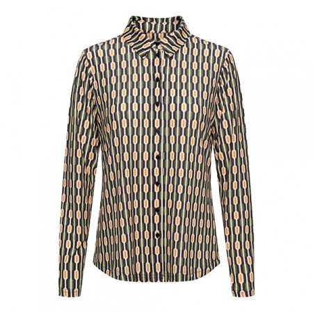 &Co Woman &co women blouse lotte retro army