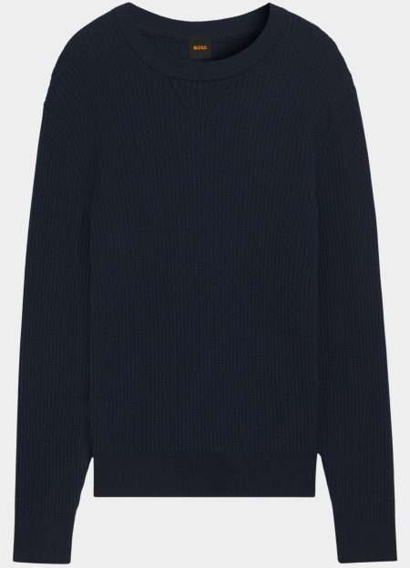 BOSS Orange Pullover Blauw Apokko 10272315 01 50543693/404