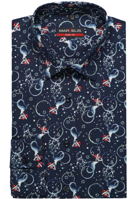 Marvelis Overhemd marine