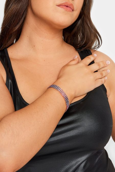 Armband Met Ombrediamanten In Goudkleur