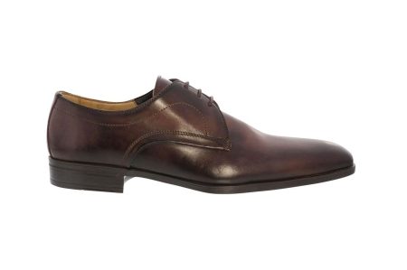 Giorgio 38202 donker leren veterschoen (104 caffe)