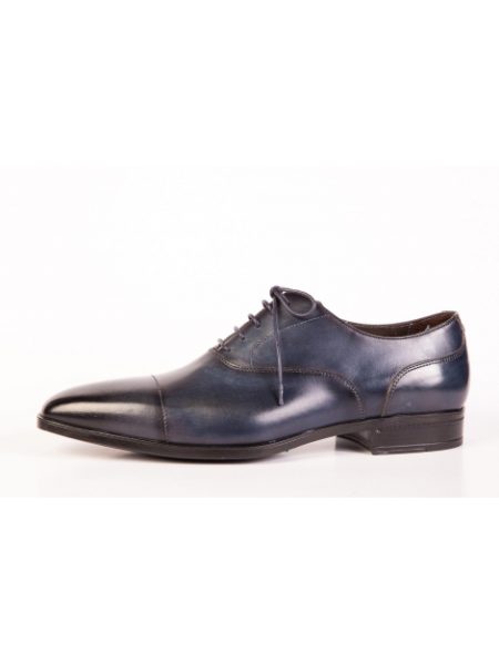 Giorgio 50216 donker leren veterschoen( 1110 blu)