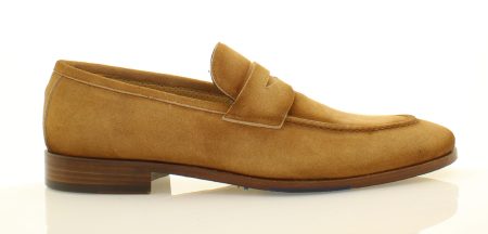 Giorgio 32610 kleurige suede instapper met flosjes (42 sahara)