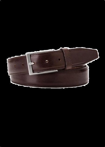 Michaelis Brown leather belt