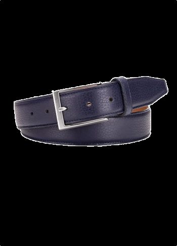 Michaelis Riem leather grain navy