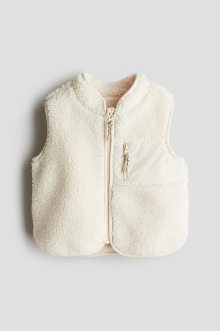 H & M - Teddy bodywarmer - Beige