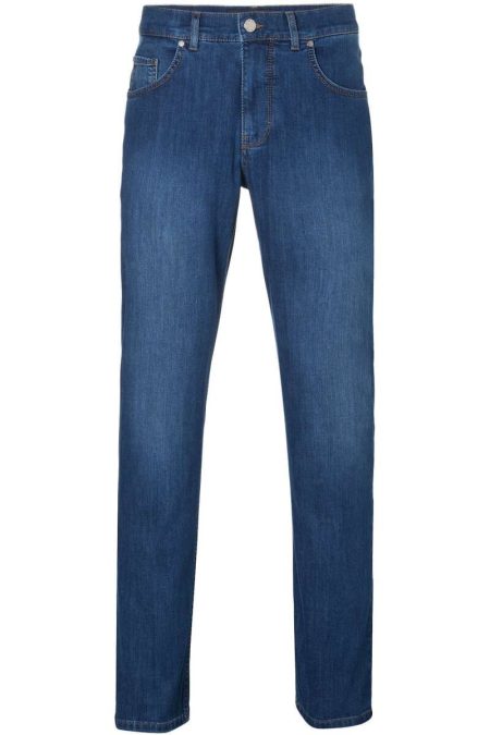 Brax Cooper Denim Jeans blauw gewassen