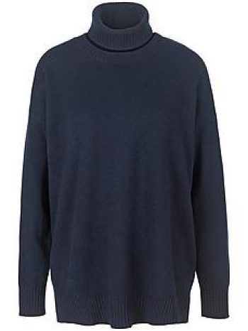 Trui 100% kasjmier Van Peter Hahn Cashmere blauw