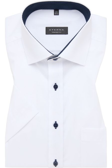 ETERNA Overhemd Korte mouw wit