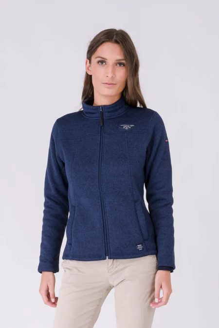 Batela Navy dames fleece vest -