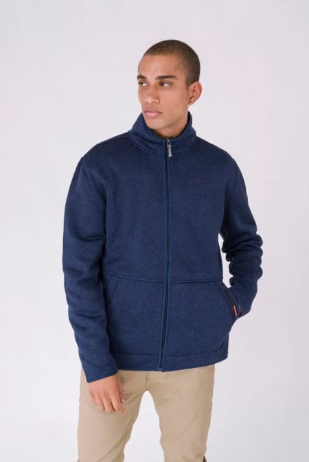 Batela Navy heren fleece vest -