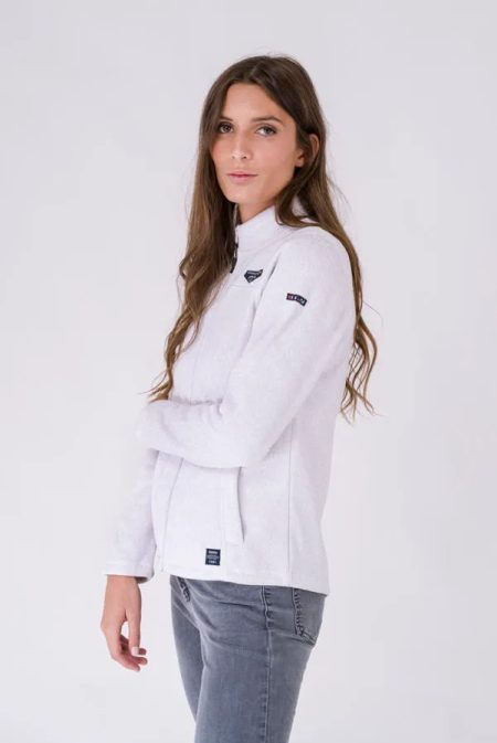 Batela Dames fleece vest crème -