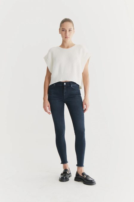 Cup of Joe Lina dames skinny jeans blue black