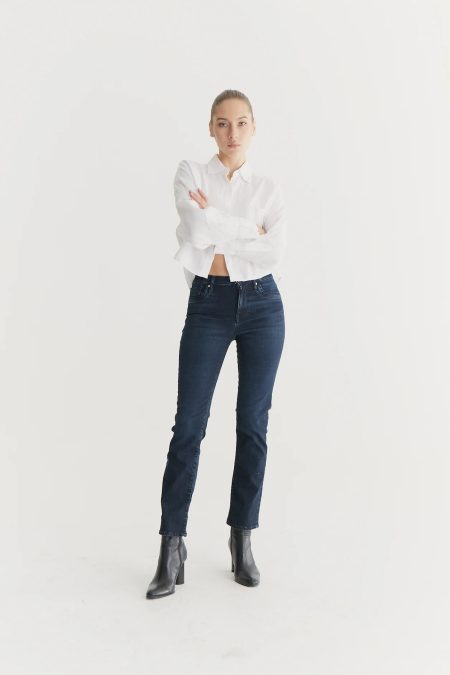 Cup of Joe Hannah dames regular-fit jeans blue black