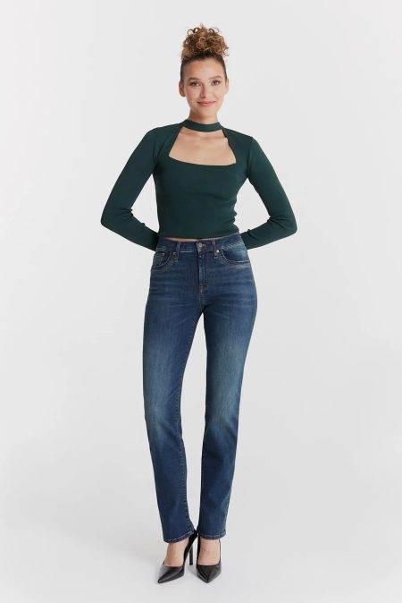 Cup of Joe Hannah dames regular-fit jeans green way