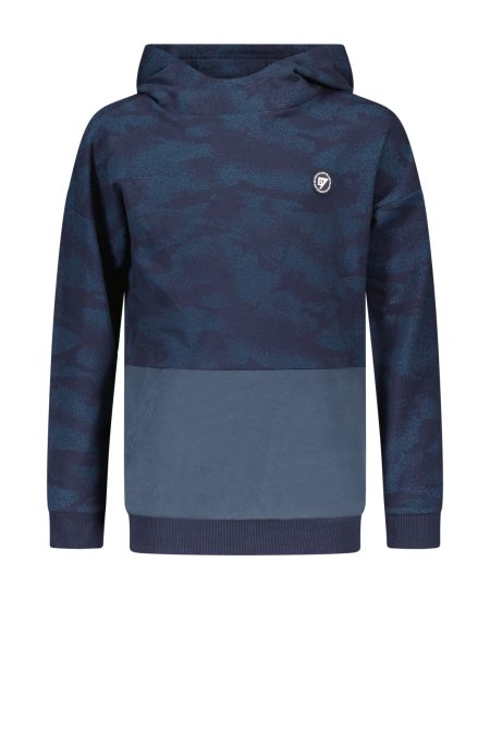 Bellaire  Jongens hoodie met een aop blazer