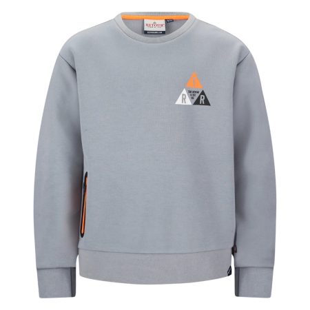 Retour Jongens sweater sef light steel