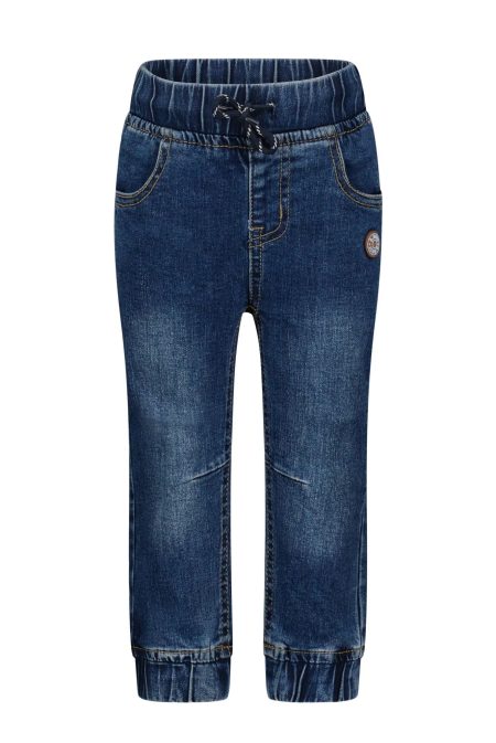 B.Nosy Baby jongens joggingbroek denim stretch fresh