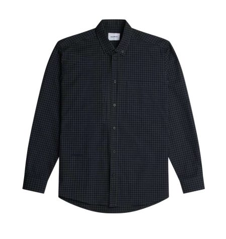 Woodbird Fing check shirt dark green 2136-721