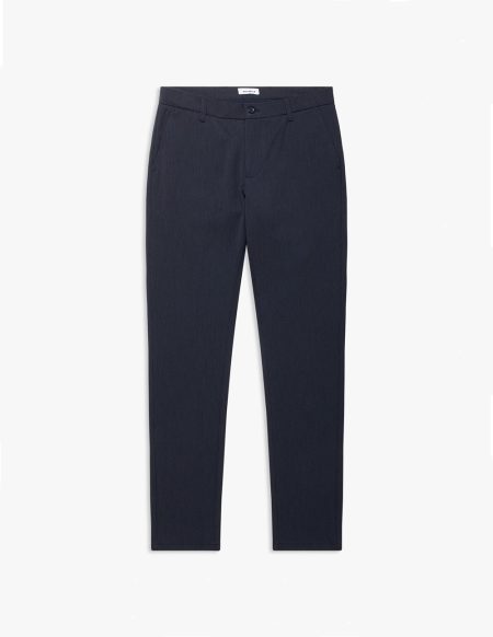 Woodbird Steffen plin pants navy 2036-208