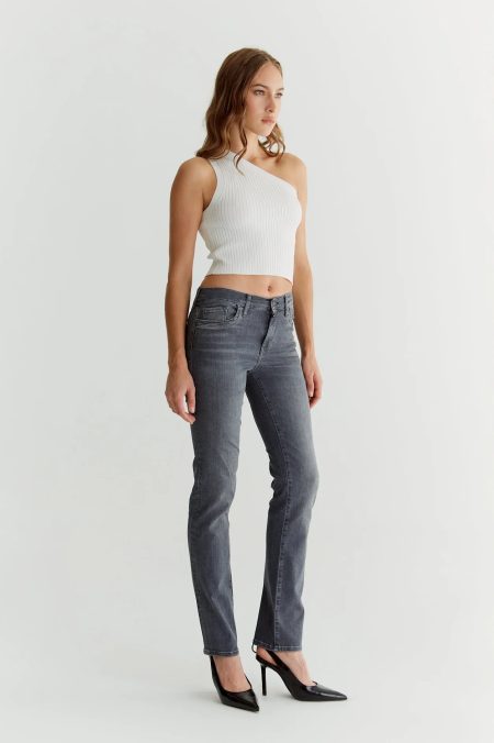 Cup of Joe Hannah dames regular-fit jeans smoke grey