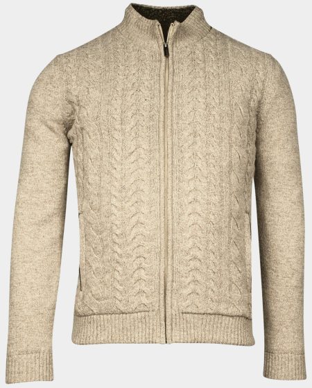 Baileys Vest Beige Cardigan Zip 422181/828